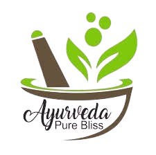 Pure Ayurvedic Bliss Logo - Ayurvedic tea company with traditional herbal design